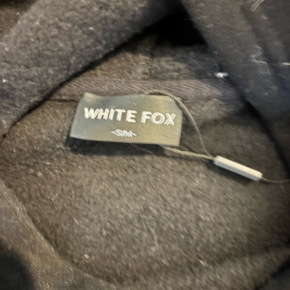White Fox Boutique Black and Red Hoodie - Picture 3 of 3